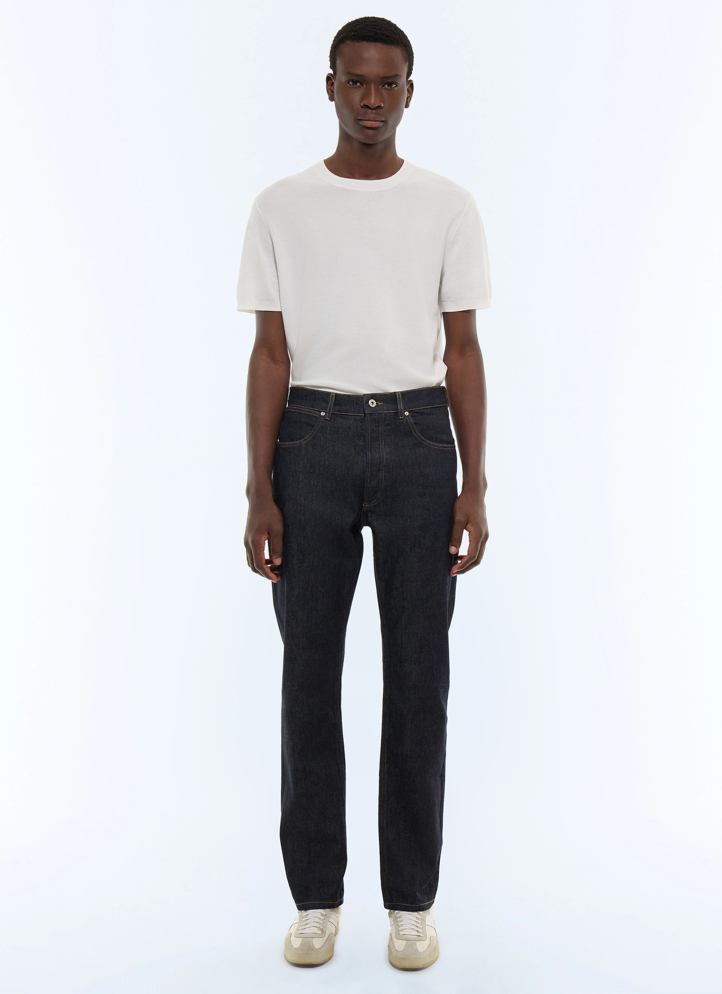 Jean homme bleu indigo denim de coton biologique Fursac - P3JEAN-JP30-D033