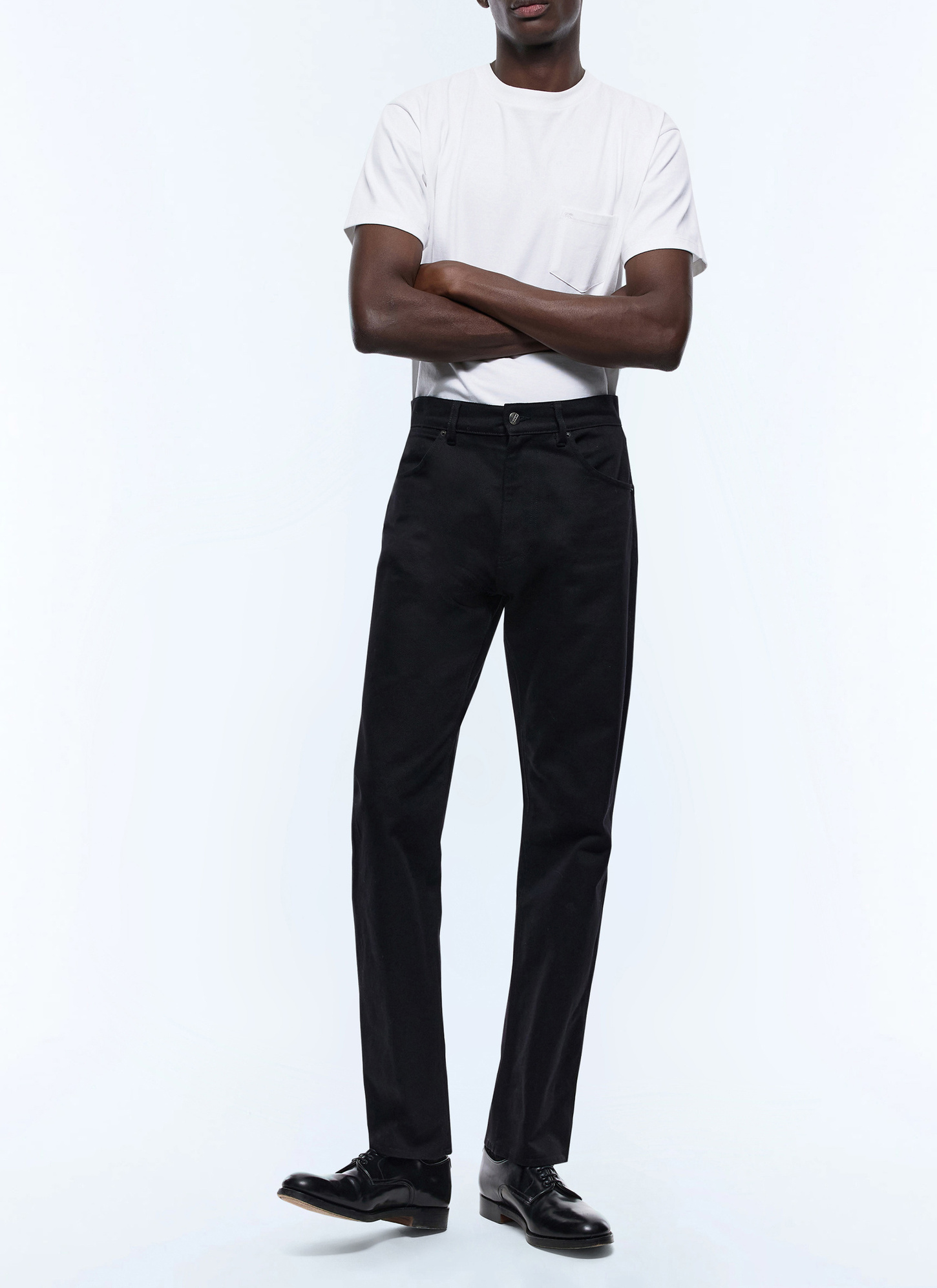 Men's jeans black cotton twill Fursac - P3ELAP-EP11-B020