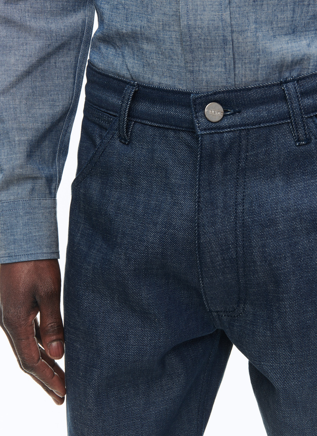 Men's denim blue jeans Fursac - P3VLAP-AX11-33