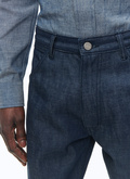 Organic cotton canvas 5-pocket trousers - P3VLAP-AX11-33