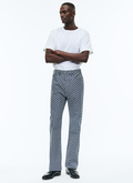 Cotton denim 5-pocket trousers - P3VLAP-DX02-D030