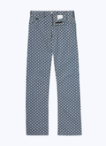 Cotton denim 5-pocket trousers - P3VLAP-DX02-D030
