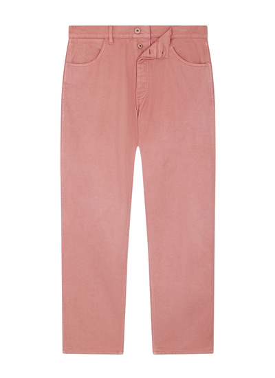 Men's jeans pink cotton twill Fursac - P3ELAP-FP20-F006