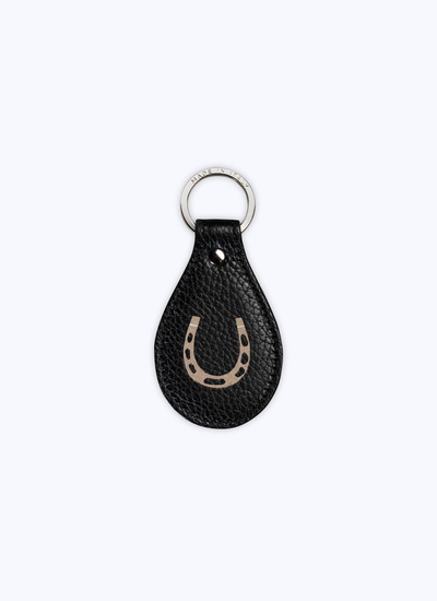 Men's key rings black leather Fursac - B3VCLE-VB04-20