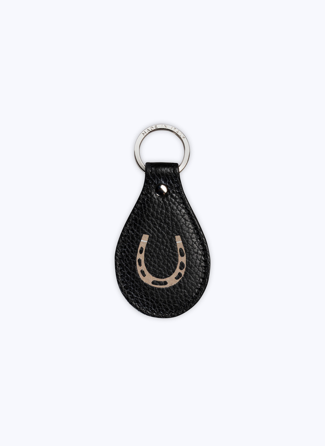 Men's key rings black leather Fursac - B3VCLE-VB04-20