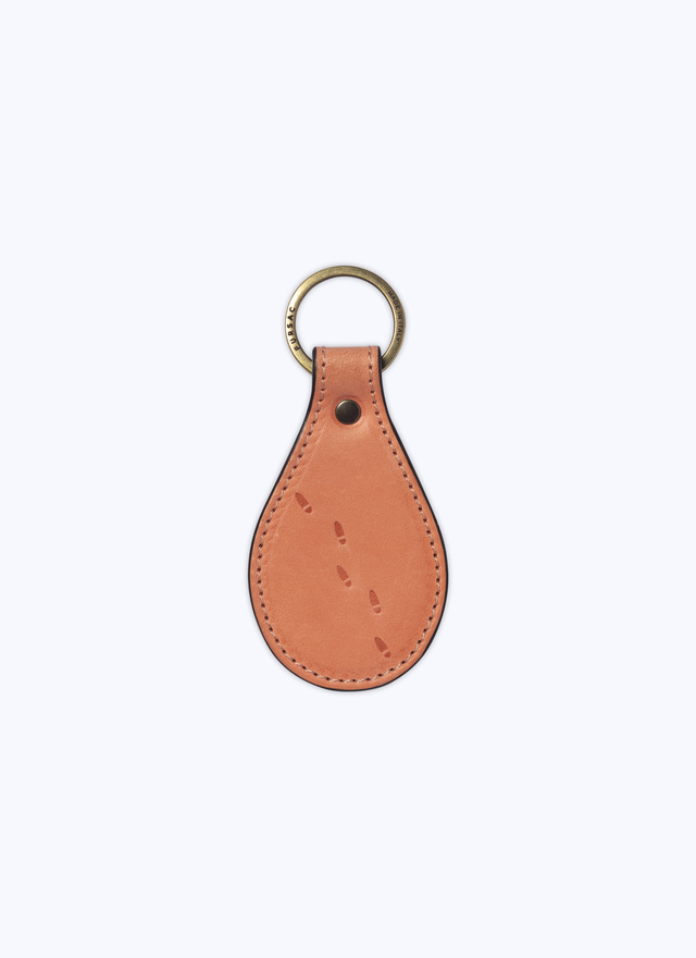 Men's key rings pink leather Fursac - 23EB3VCLE-BB05/70