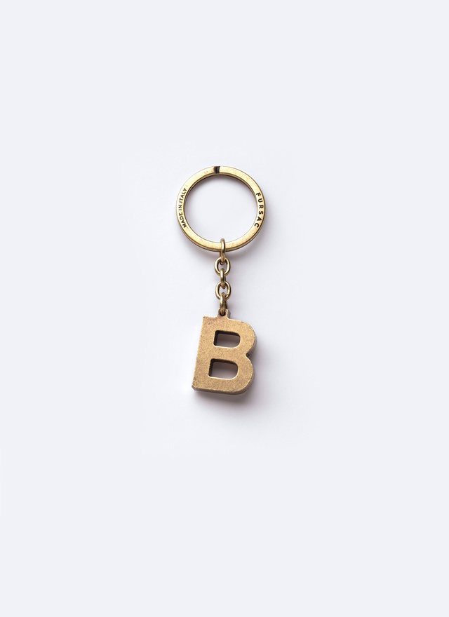 Men's golden brass key rings Fursac - B3CLEB-AB01-92