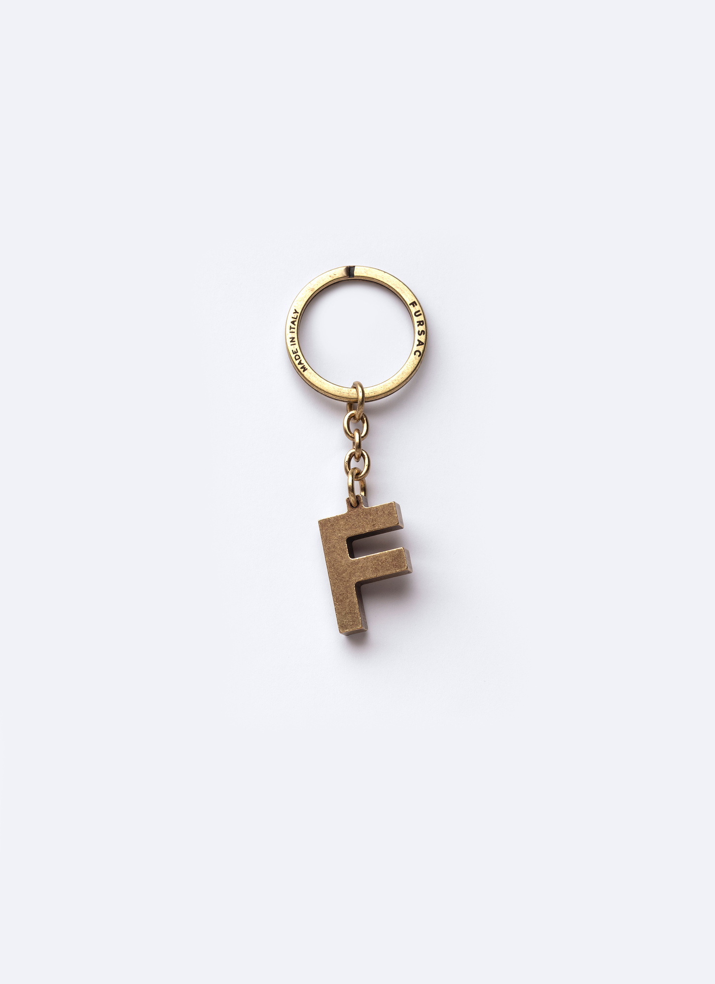 Men's golden brass key rings Fursac - B3CLEF-AB01-92