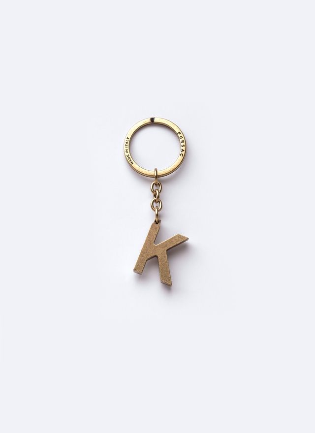 Golden Brass Key Ring for Men - Fursac B3CLEN-AB01/92