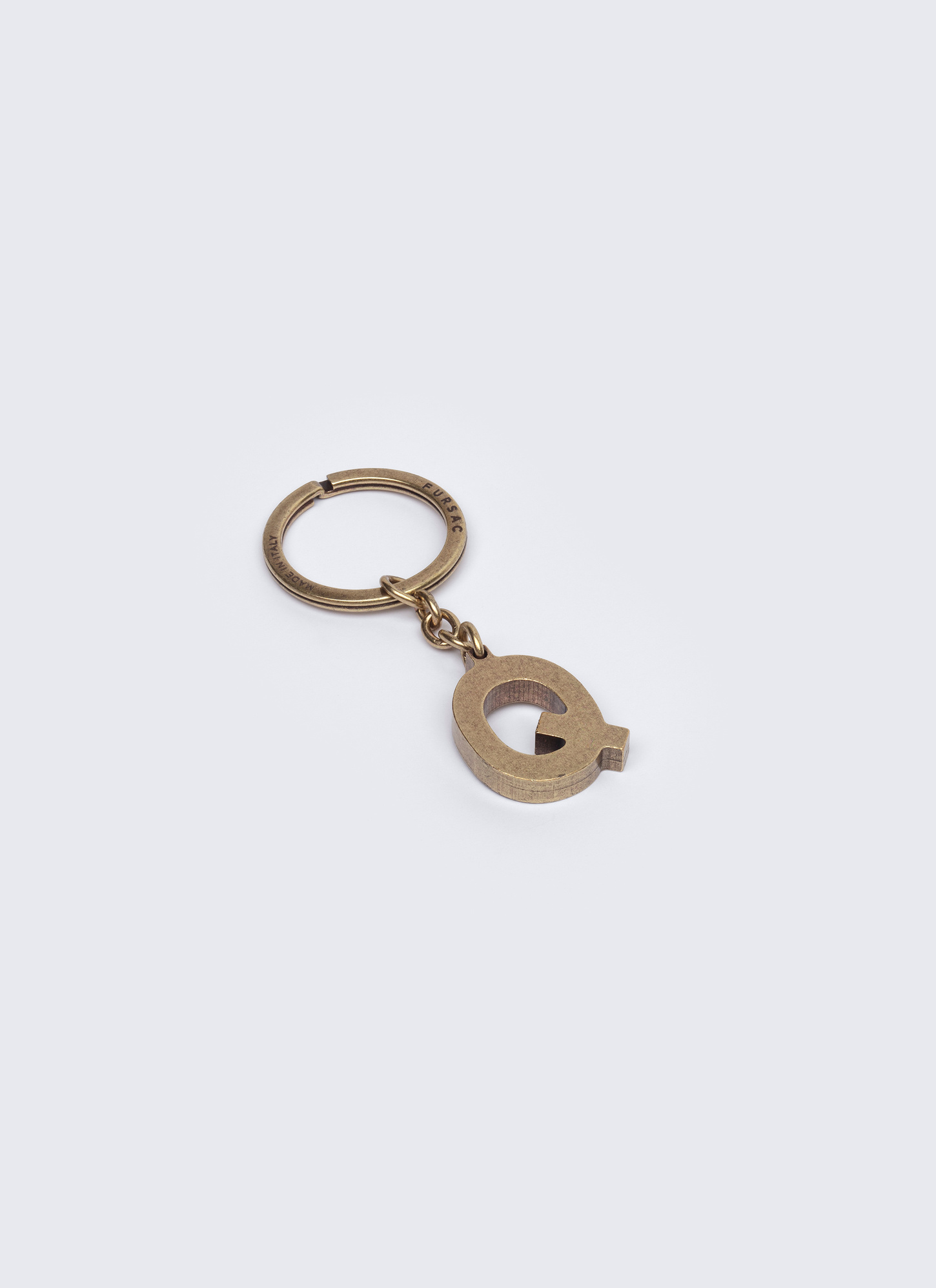 Men's key rings golden brass brass Fursac - B3CLEQ-AB01-92