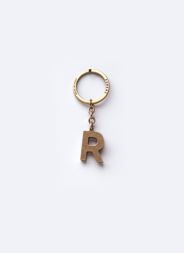 Men's golden brass key rings Fursac - B3CLER-AB01-92