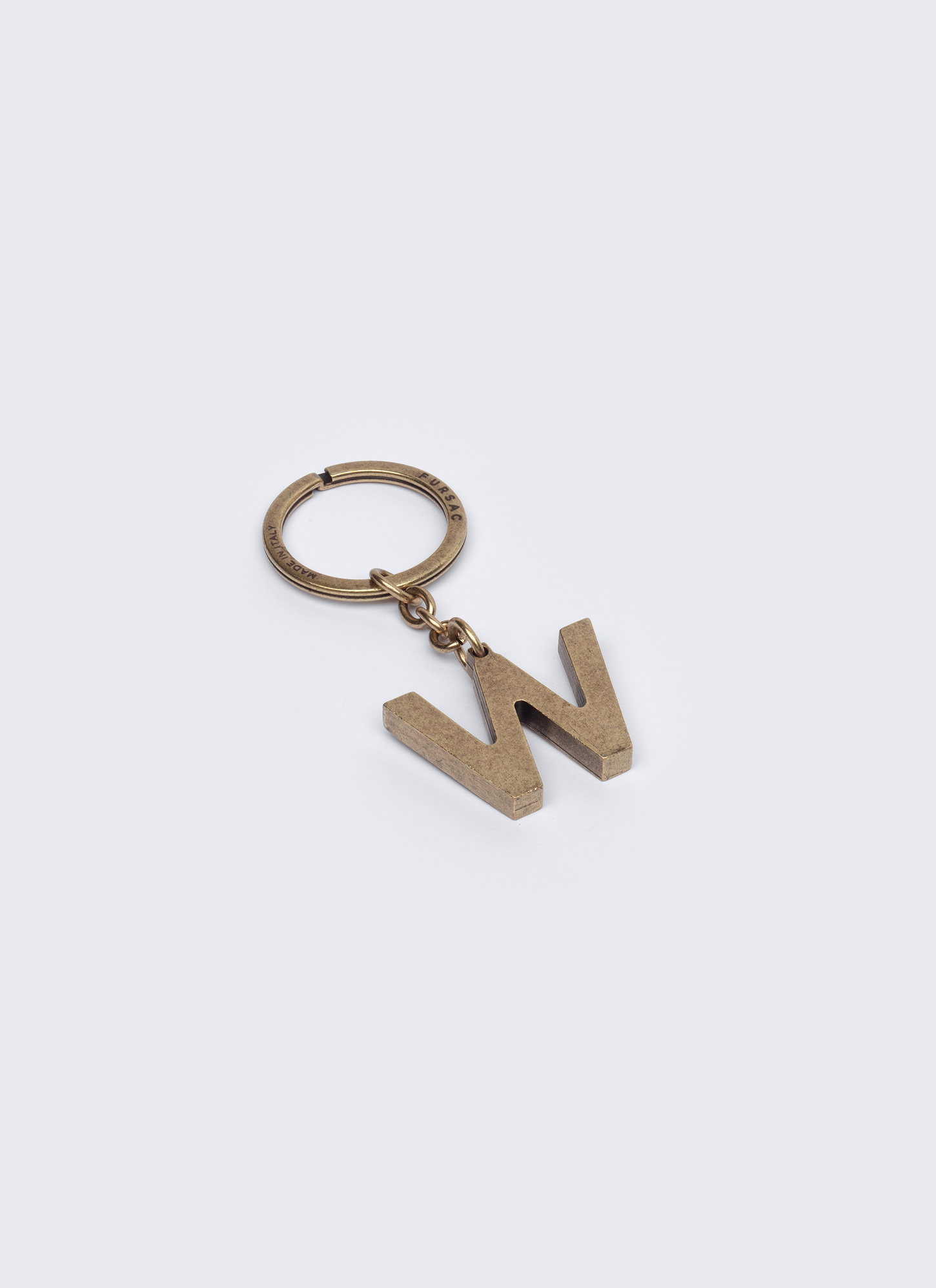 Men's key rings golden brass brass Fursac - B3CLEW-AB01-92