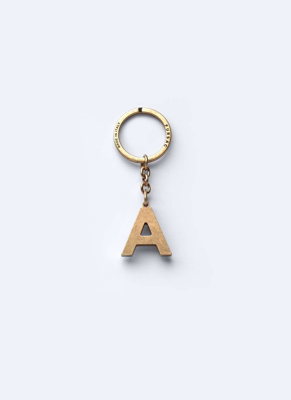 Golden brass key rings PERB3CLEAAB01/92 Men's key rings