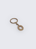 Brass "O" letter key fob - PERB3CLEO-AB01/92
