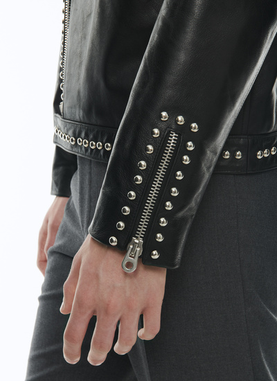 Men's leather jacket Fursac - M3CLOU-VL01-20