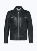 Calfskin leather jacket - M3DICI-DL04-B020