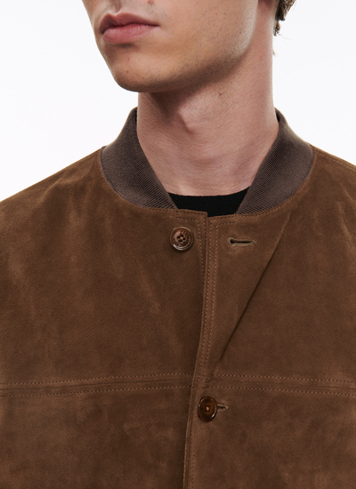 Men's leather jacket Fursac - M3BARN-BL02-19