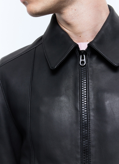 Men's leather jacket Fursac - M3EZRA-DL01-B020