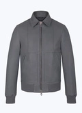 Jacket in certified lambskin leather - M3EZRA-DL01-B022