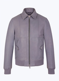 Jacket in certified lambskin leather - M3EZRA-DL01-B022