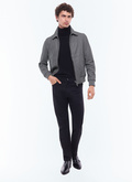 Jacket in certified lambskin leather - M3EZRA-DL01-B022