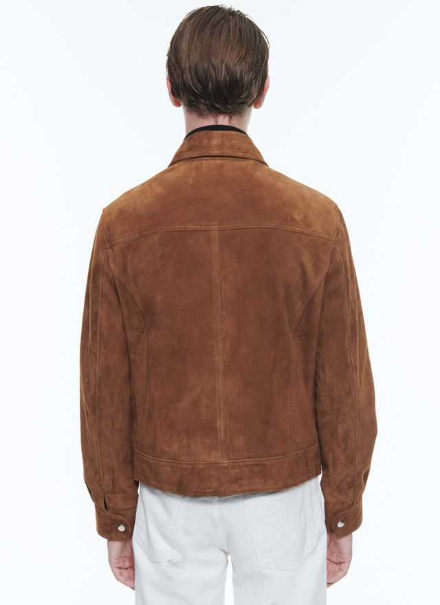 Men's goat leather leather jacket Fursac - M3DANN-DL10-G005
