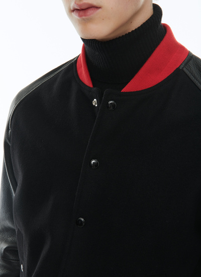Men's leather jacket Fursac - M3CADY-CM31-B020