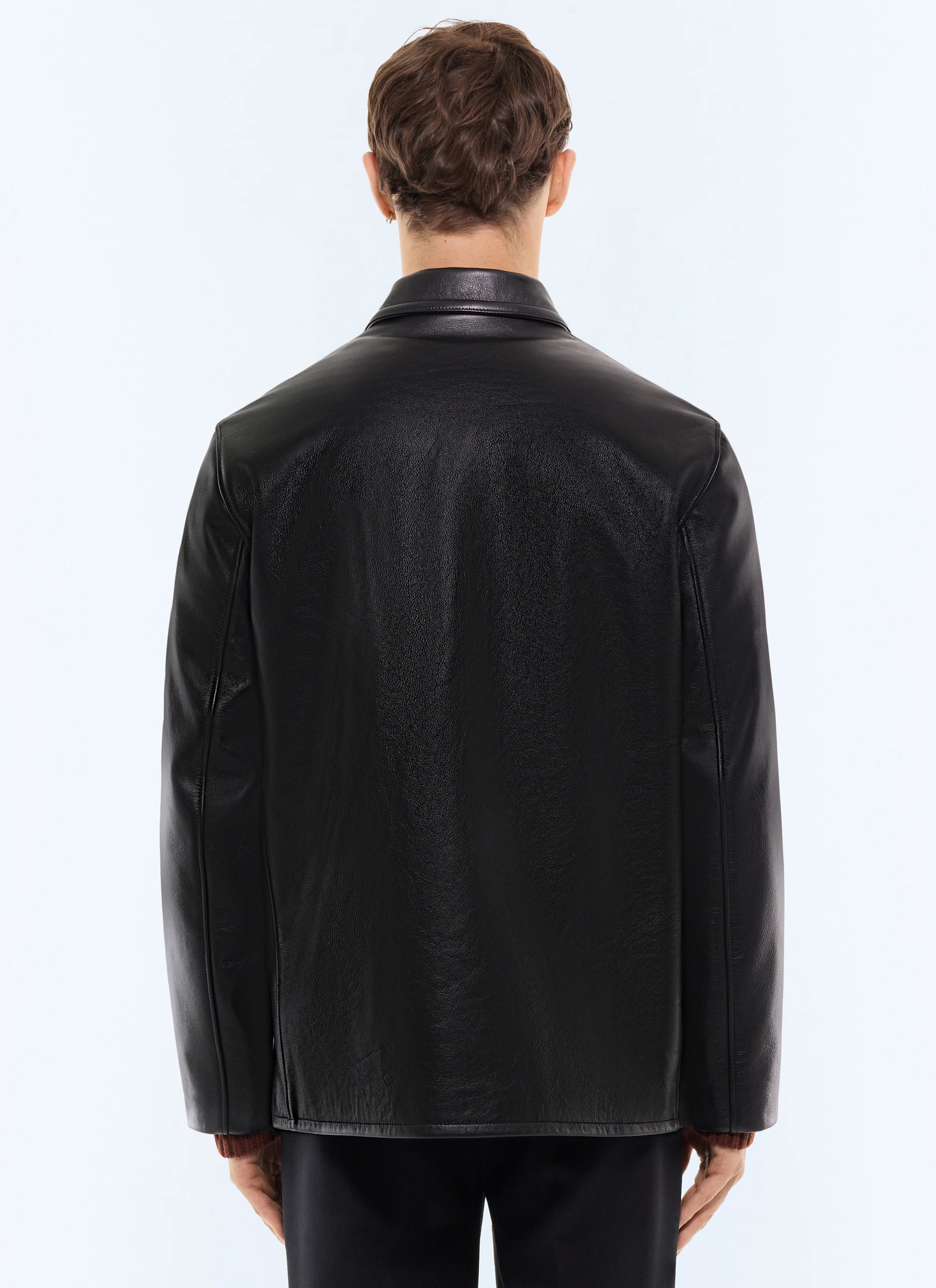 Men's main material: 100% calf leatherbody lining: 100% acetatesleeve lining: 100% acetatepocket lining: 100% cotton leather jacket Fursac - M3LOLA-LL07-B020