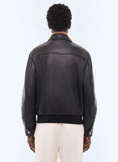 Men's main material: 100% lamb leatherbody lining: 100% polyestersleeve lining: 100% polyesterpocket lining: 100% cottonribbing: 50% polyester, 46% cotton, 4% elastane leather jacket Fursac - M3LRED-GL01-B020