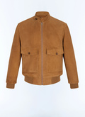Suede jacket with patch pockets - M3JOHN-JL01-A011