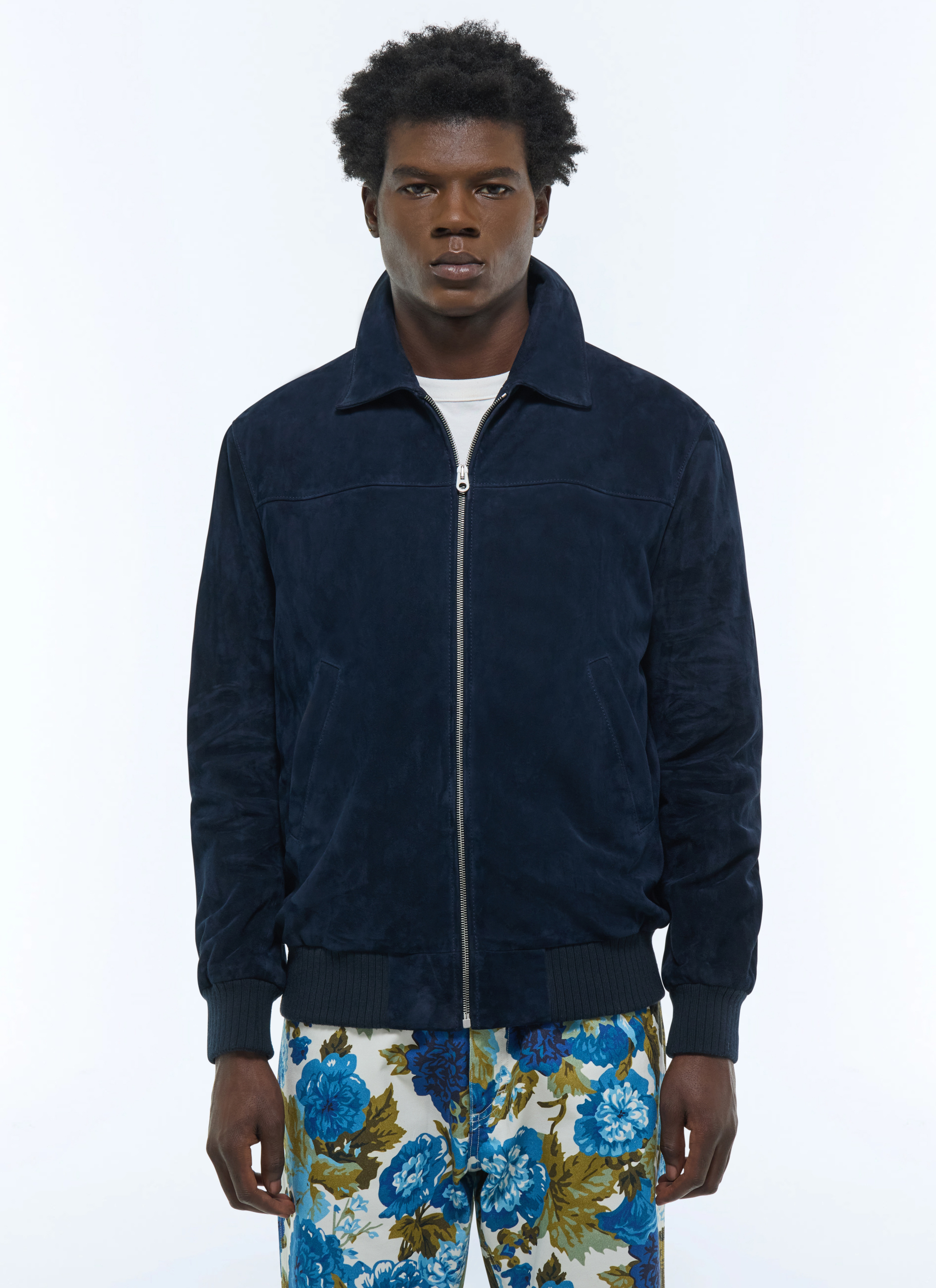 NAVY DEPARTMENT ファー ジャケット leather-jacket-men-leather-