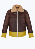 Bomber jacket in certified shearling - M3ETOU-CL01-G017