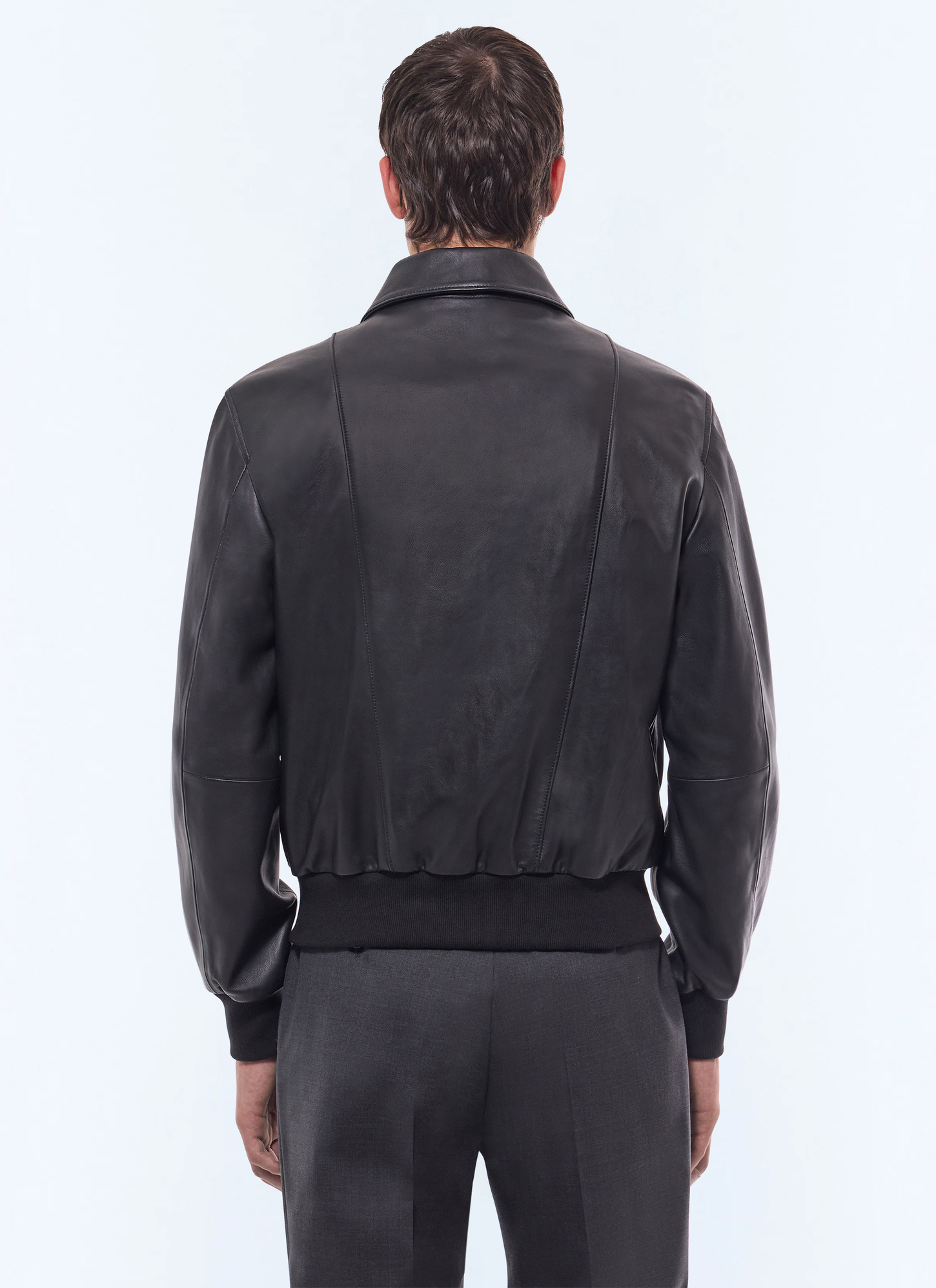 Men's soft lamb leather leather jacket Fursac - M3GRED-GL01-B020