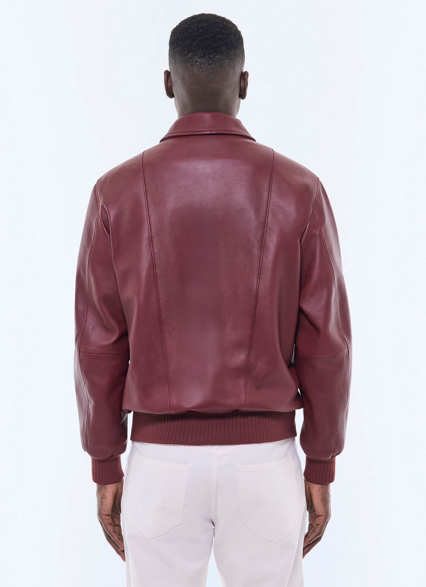 Men's soft lamb leather leather jacket Fursac - M3GRED-GL01-C014