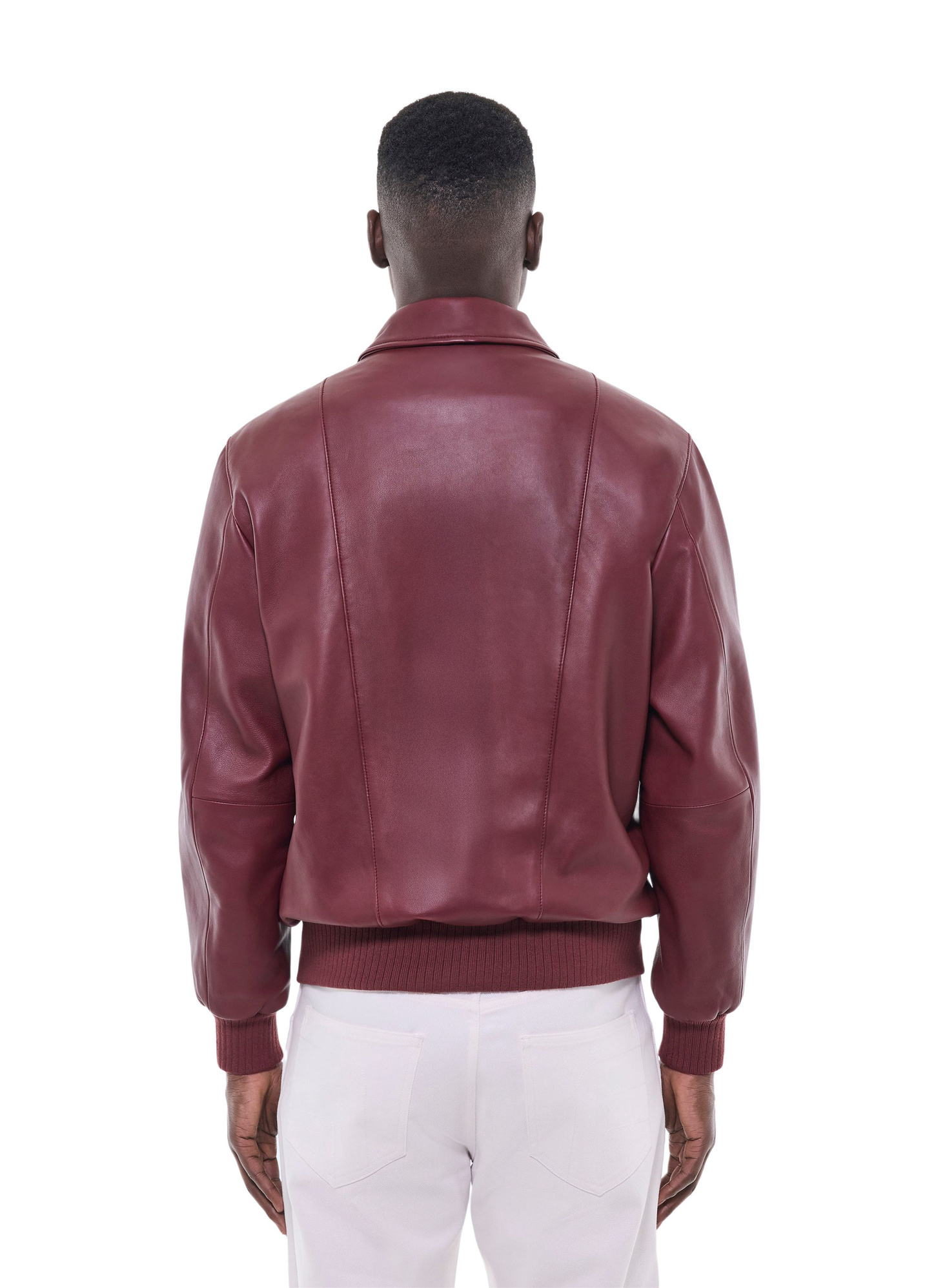 Men's soft lamb leather leather jacket Fursac - M3GRED-GL01-C014