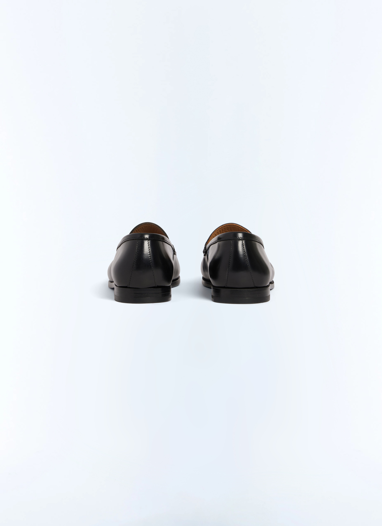 Men's black calfskin leather loafers Fursac - LMOCET-GL07-B020