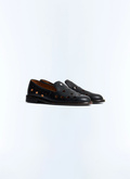 Perforated leather loafers - LSLIPT-FC23-B020