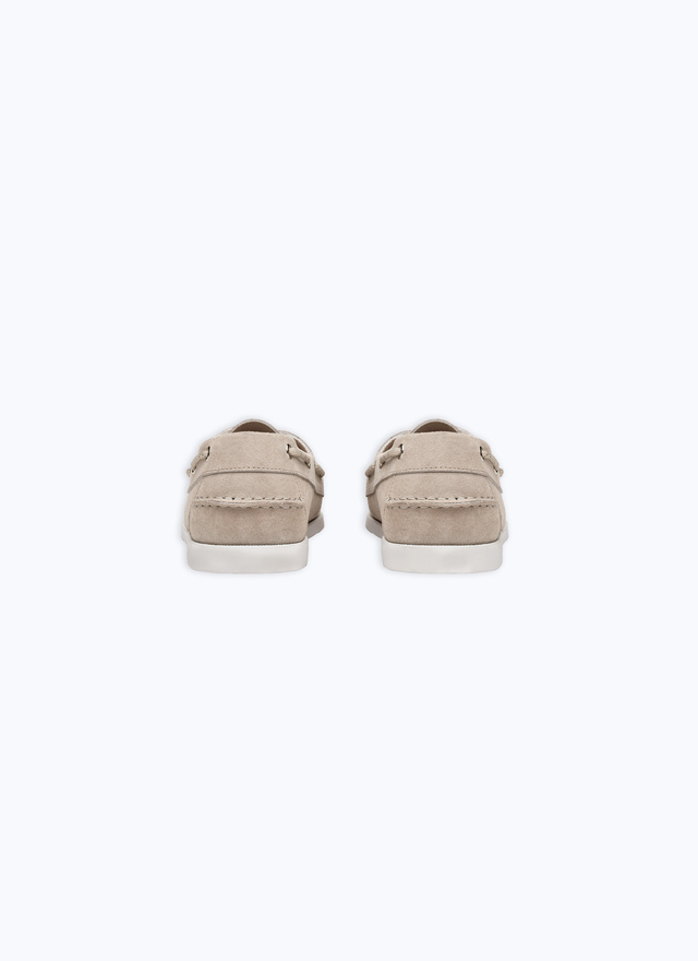 Men's beige loafers Fursac - LBOATS-DL13-A008