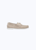 Nubuck leather boat loafers - LBOATS-DL13-A008