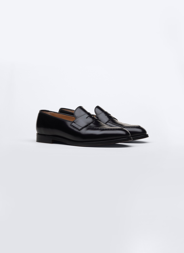 Men's black loafers Fursac - 21HLMOCAS-SC99/20