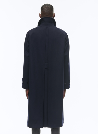 Men's blended wool and cashmere broadcloth long coat Fursac - M3CODE-TM28-30