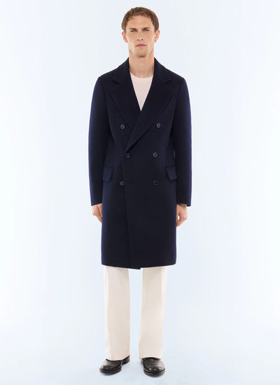 Men's main fabric: 90% virgin wool, 10% cashmerelining: 100% viscose long coat Fursac - M3LAMO-LM10-D030