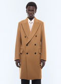 Herringbone wool and cashmere coat - M3LAMA-LM31-G006