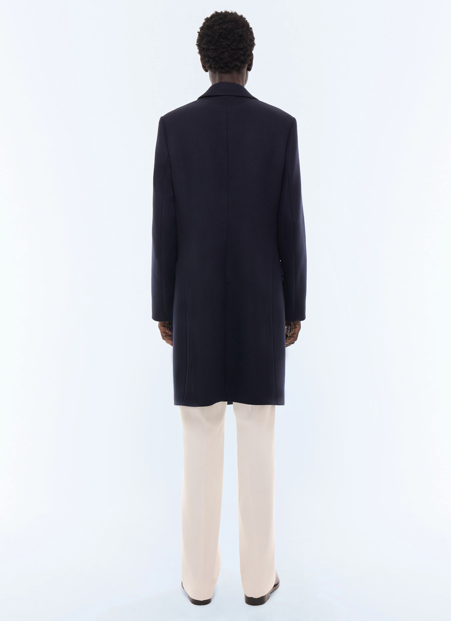 Men's main fabric: 95% virgin wool, 5% cashmerelining: 100% viscose long coat Fursac - M3LAMA-LM31-D030