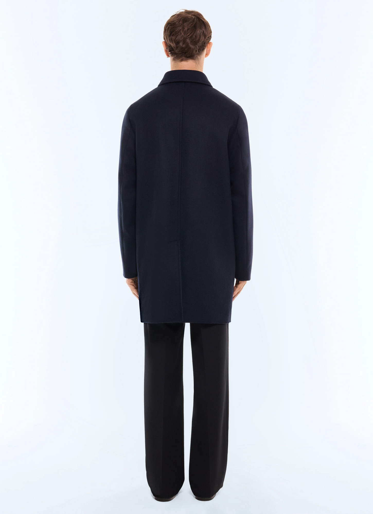 Men's main fabric: 95% virgin wool, 5% cashmerelining: 100% viscose long coat Fursac - M3LMAC-LM31-D030