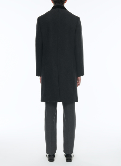 Men's virgin wool long coat Fursac - M3ALMA-AM27-B021