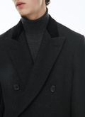 Virgin wool double-breasted coat - M3ALMA-AM27-B021