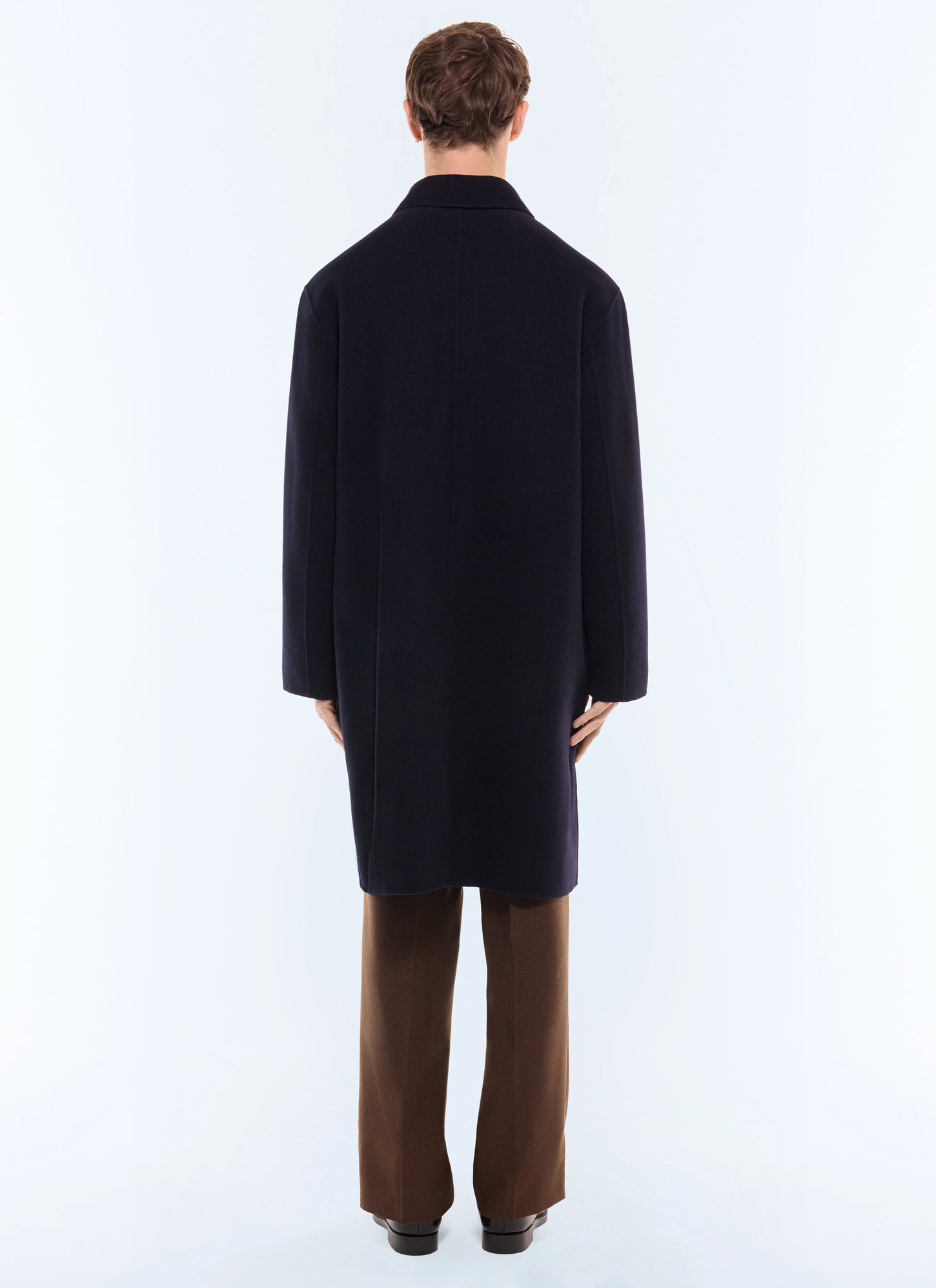 Men's main fabric: 100% woollining: none long coat Fursac - M3LOSI-JM13-D030