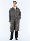Straight herringbone wool coat - M3LOVE-LM03-B022