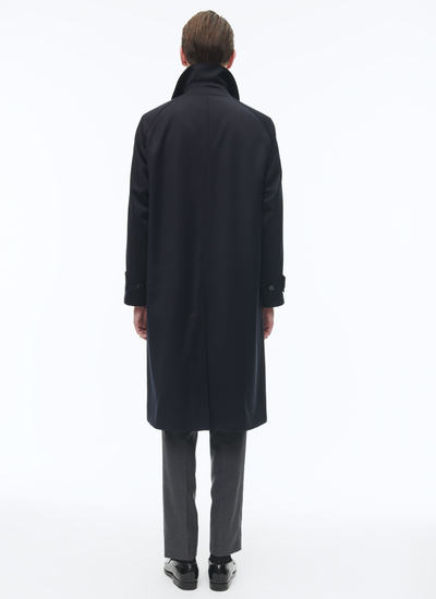 Men's virgin wool and polyester long coat Fursac - M3CIMA-KM39-30